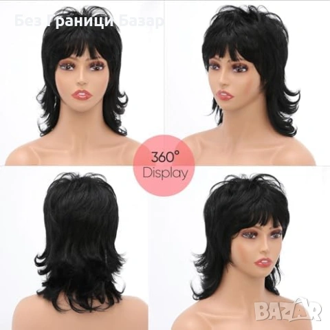 Нова Перука за Парти Ежедневие, Висококачествена коса за жени прическа, снимка 6 - Аксесоари за коса - 53565950