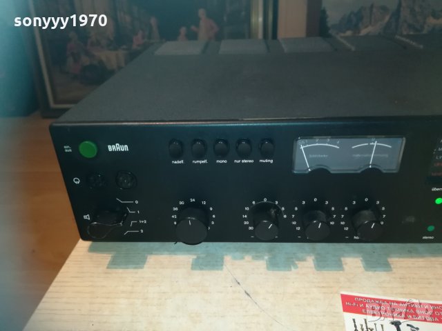 braun regie 550 receiver-made in west germany 1803212034 &, снимка 3 - Ресийвъри, усилватели, смесителни пултове - 32214586