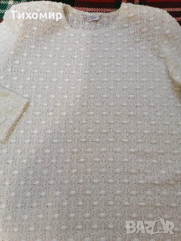 Дамска дантелена блуза с дълъг ръкав, снимка 2 - Блузи с дълъг ръкав и пуловери - 34850879