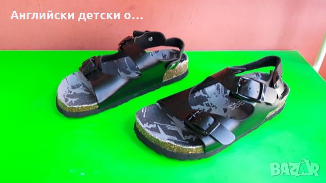 Английски детски сандали с ортопедична подметка-2 цвята, снимка 6 - Детски сандали и чехли - 28449640