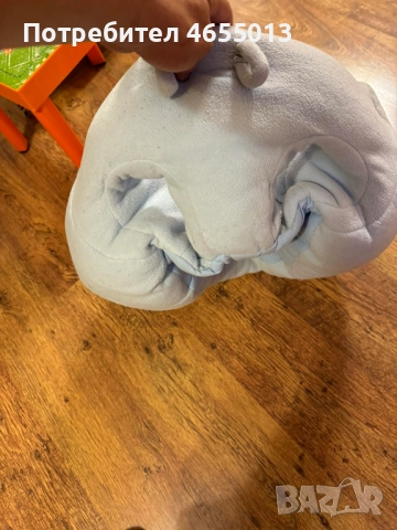 Светло син бебешки фотьойл с опора само за 30лв., снимка 2 - Други - 52499265