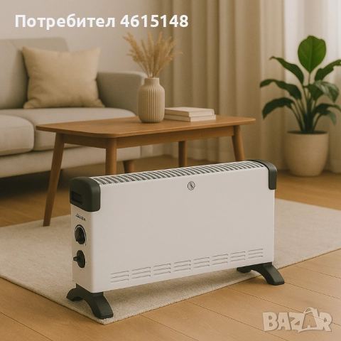 Конвекторни отоплители Rosberg – 2000W, 3 степени, защита от прегряване, снимка 2 - Други - 51985318