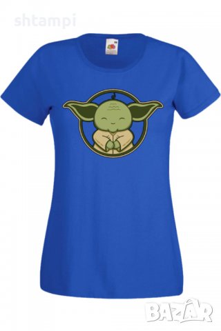 Дамска тениска Star Wars Yoda 1,Филм,Игра,superhero,Изненада,Подарък,Повод,, снимка 5 - Тениски - 37732694