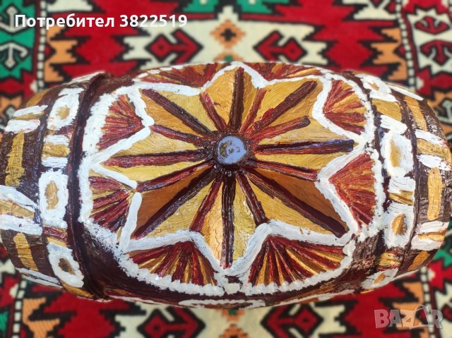 РЕЗБОВАНО БУРЕ ТИП ПАНАГИЯ. В БУРЕТО МОЖЕ ДА СЕ НАЛИВА ВИНО., снимка 5 - Бидони, бурета и бъчви - 43945813