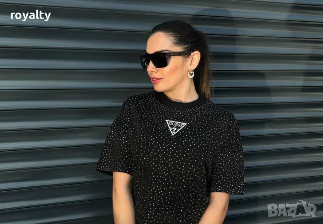 Памучни дамски тениски Guess , снимка 9 - Тениски - 50405591