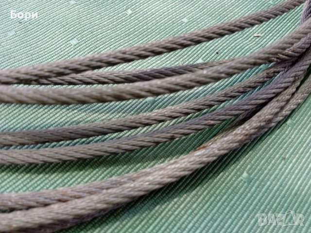 Стоманено въже 7м /фи 4мм, снимка 3 - Други инструменти - 37412856