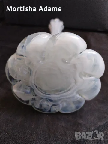 Българска стъклена ваза , снимка 4 - Вази - 47742654