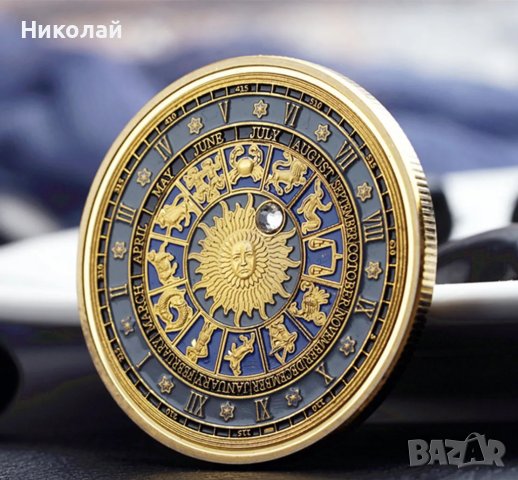 Монета зодия Дева в предпазна капсула , зодии , зодияк Virgo, снимка 2 - Нумизматика и бонистика - 43464832