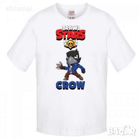 Детска тениска Crow Brawl Stars, снимка 3 - Детски тениски и потници - 32920286