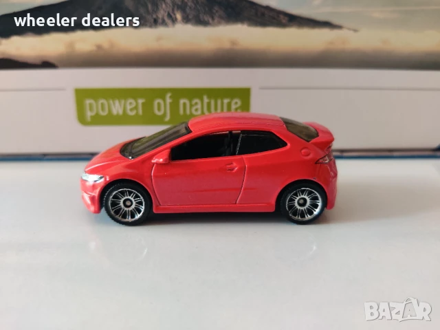 Метална количка Matchbox Мачбокс Honda Civic Type R - 2008 - Red, снимка 2 - Колекции - 50754692