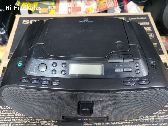 FM Радио касетофон докинг станция SONY ZS-S2iP, снимка 2 - Радиокасетофони, транзистори - 40149865