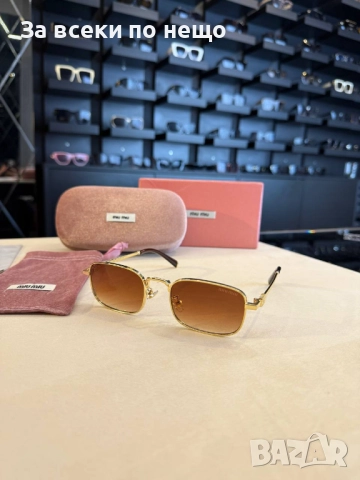 Miu Miu Слънчеви Очила С UV400 Защита - Налични Различни Цветове Код SK277, снимка 2 - Слънчеви и диоптрични очила - 52597077