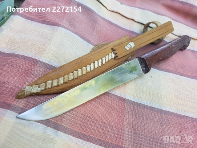 Ловен нож с кания , снимка 2 - Ножове - 51447689