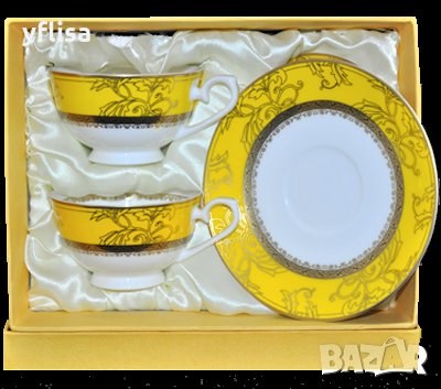 Комплекти за кафе и чай от фин костен порцелан, снимка 2 - Подаръци за рожден ден - 27212489