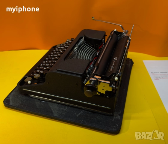 Пишеща Машина Olympia Клавиатура Qwertz Латиница Топ Състояние Обслужена 1940 Година !, снимка 6 - Антикварни и старинни предмети - 52398420
