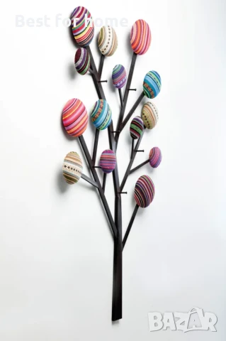  KARE Закачалка Bubble Tree от стомана- дърво с топчета, снимка 2 - Други - 51217367