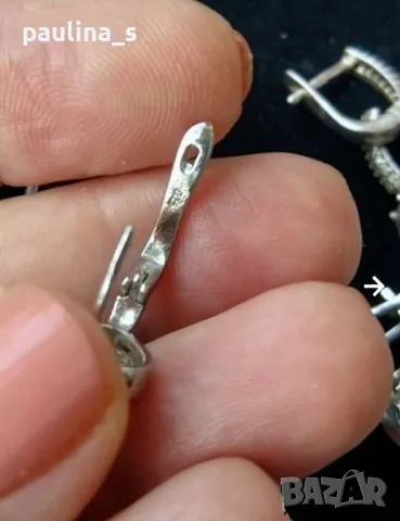 Два различни броя / Сребърен комплект с Черно котешко око (Черен диопсид) и висок клас циркони , снимка 18 - Бижутерийни комплекти - 38744425