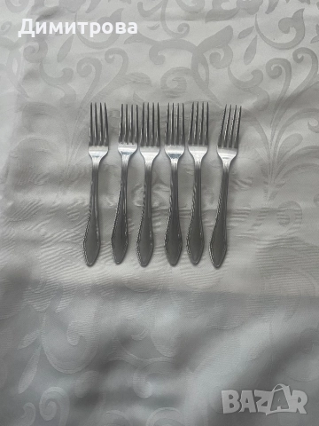 Комплект лъжички за кафе /чай/, вилички, снимка 8 - Прибори за хранене, готвене и сервиране - 32755961