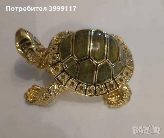 Метална бижутерка - Костенурка, снимка 4 - Романтични подаръци - 47816697