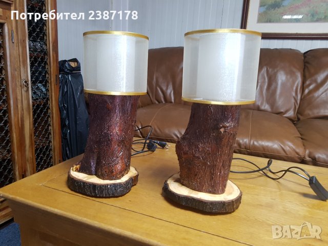 Декоративни лампи от масив ( Промо 50 лв.), снимка 6 - Настолни лампи - 32829889