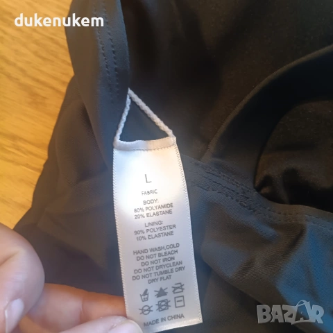 Дамски цял бански TcIFE, Push-Up, Vintage стил, Tummy Control, L размер, черен цвят, снимка 10 - Бански костюми - 53113835