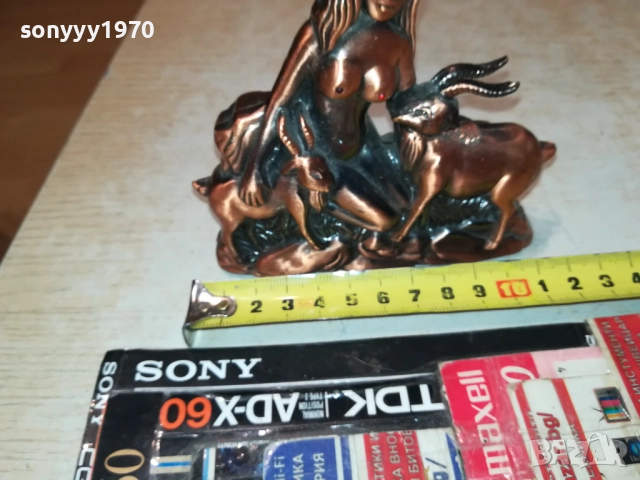 ЖЕНА С КОЗЛЕТА-МЕТАЛНА ЗАПАЛКА 0709251707LCHERY, снимка 11 - Антикварни и старинни предмети - 51634129