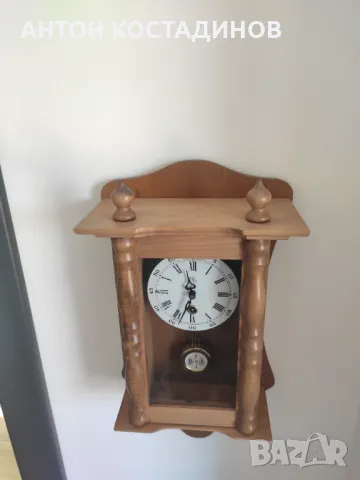 Дървен стенен часовник, снимка 6 - Стенни часовници - 48878215