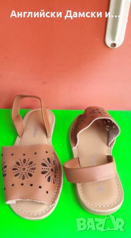 Английски дамски сандали естествена кожа-3 цвята, снимка 17 - Сандали - 28539330
