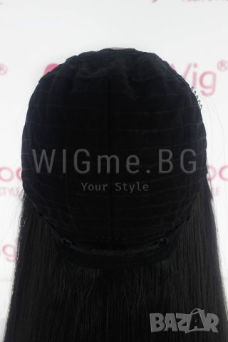 Дълга права черна перука Сидни, снимка 8 - Аксесоари за коса - 38021179