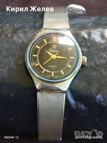 Красив дамски часовник Bubbles Quartz Japan movt стилен дизайн 34077, снимка 8 - Дамски - 51087698