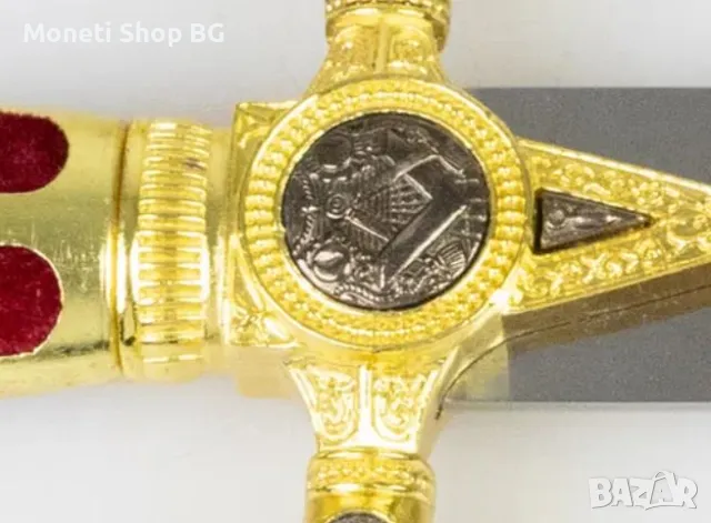 Масонски къс меч- церемониална кама, снимка 6 - Бойно оръжие - 49625467