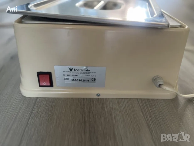 Професионална вана за разтопяване на шоколад Martellato, снимка 4 - Други машини и части - 51488268