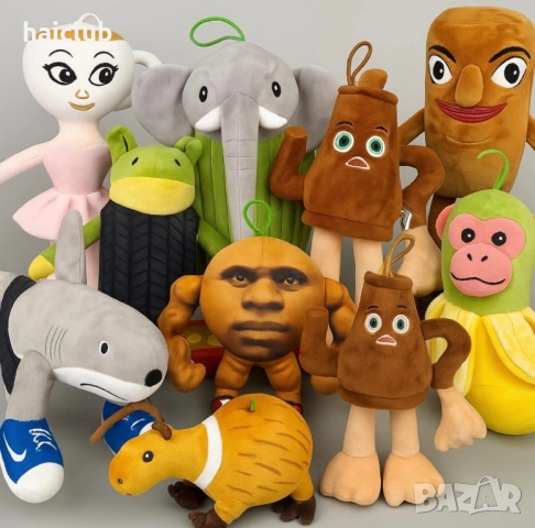 Italian brainrot плюшени играчки/Traralero tralala/Италиански тумор