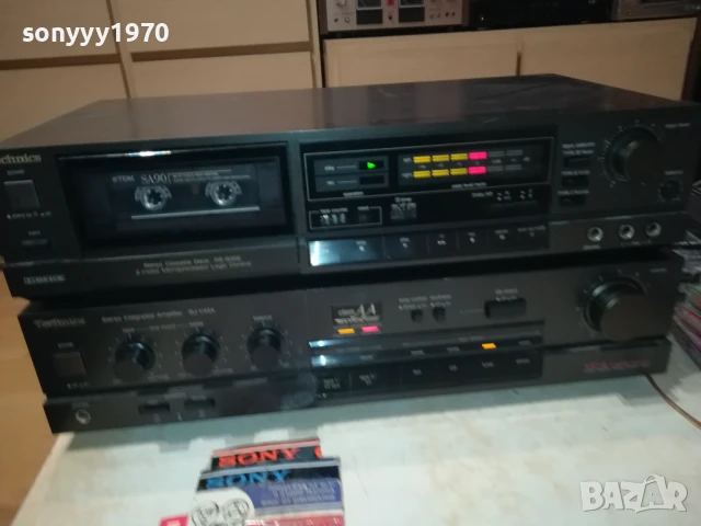 TECHNICS-MADE IN JAPAN-DECK+AMPLI ВНОС SWISS 3105251851, снимка 5 - Ресийвъри, усилватели, смесителни пултове - 50497703