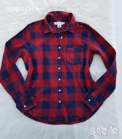 Карирана риза H&M размер М, снимка 3 - Ризи - 39002847