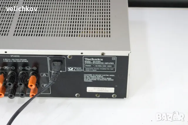 Стерео усилвател Technics SU-V460, снимка 6 - Ресийвъри, усилватели, смесителни пултове - 48299228