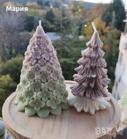 Коледни свещи , снимка 2 - Декорация за дома - 52248328