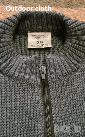 Вълнен дебел пуловер туризъм лов риболов бушкрафт ски , снимка 3 - Екипировка - 43187333