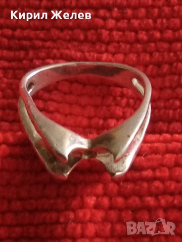 СТАР СРЕБЪРЕН ПРЪСТЕН СРЕБРО 925 АРТ НУВО СТИЛ 25263