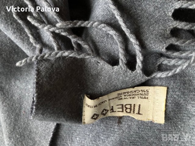 🇮🇹 Мек италиански шал,140см на 28см, снимка 8 - Шалове - 27196246