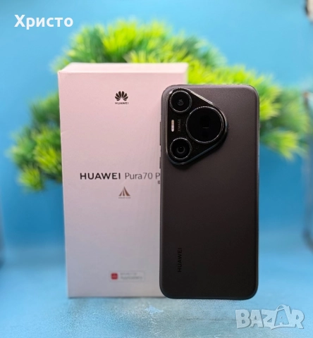 ГАРАНЦИОНЕН!!! Huawei Pura 70 Pro, 512GB, 12GB RAM, Black, снимка 4 - Huawei - 52238282