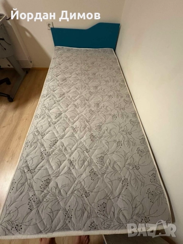 Продавам единично легло с матрак, снимка 6 - Спални и легла - 52013932
