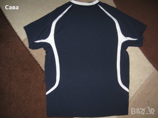 Тениски ASICS   мъжки,М и Л  /тъмносиня и бяла/, снимка 3 - Спортни дрехи, екипи - 33433315