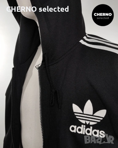 ADIDAS суичър с цип и качулка • Track Top – размер XL – Отлично състояние, снимка 11 - Суичъри - 53114018