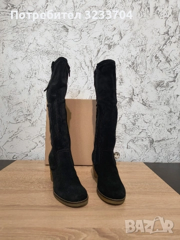 Оригинални велурени ботуши U.S. Polo Assn. – Естествен велур, №41, снимка 5 - Дамски ботуши - 53522457