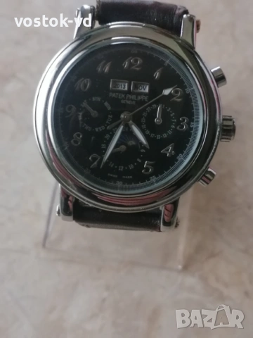 PATEK PHILIPE GENEVE AUTOMATIC МЪЖКИ РАБОТЕЩ , снимка 5 - Антикварни и старинни предмети - 53295320