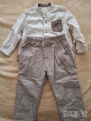 Страхотни дрешки за момче,от 6м.до 1.5г.,дънки,ризки,гащеризон,пуловер, снимка 2 - Бебешки дънки - 48910411