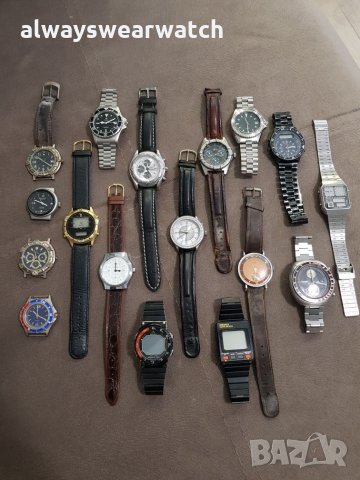 Лот мъжки маркови винтидж часовници, снимка 10 - Мъжки - 27393016