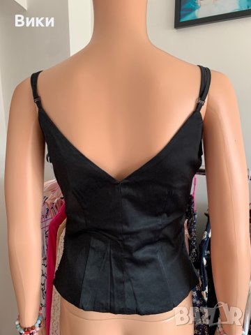 Alessa Алеса черен топ, снимка 4 - Корсети, бюстиета, топове - 40824288