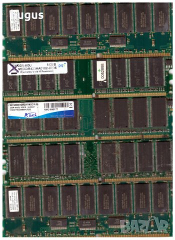 РАМ Памети DDR PC 3200 / 512 + 256 MB , снимка 3 - Други - 28688375